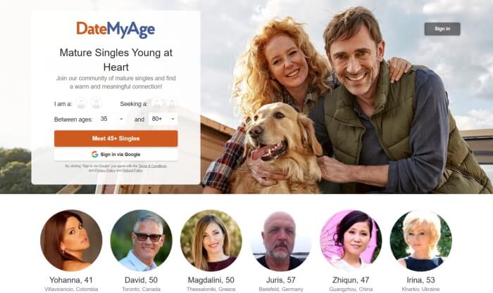 date my age review